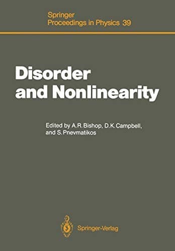 Tapa de Disorder and Nonlinearity