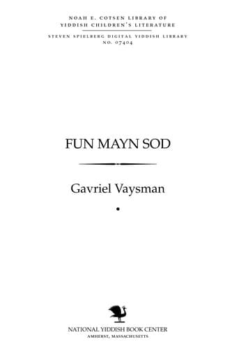 Tapa de Fun mayn sod