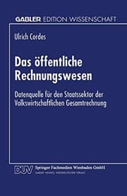 Tapa de Das Offentliche Rechnungswesen