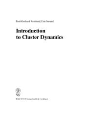 Tapa de Introduction to cluster dynamics