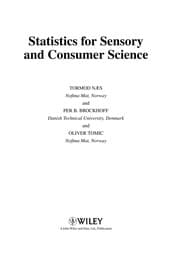 Tapa de Statistics for sensory and consumer science