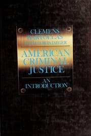 Tapa de American criminal justice