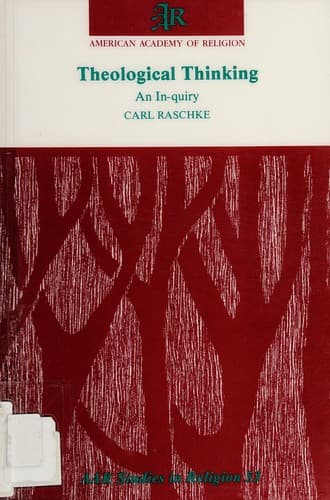 Tapa de Theological thinking