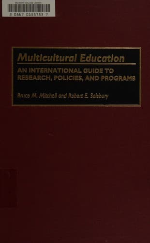Tapa de Multicultural education