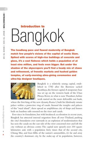 Tapa de The rough guide to Bangkok