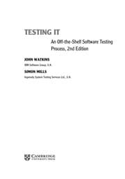 Tapa de Testing IT
