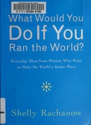 Tapa de What Would You Do If You Ran the World?
