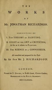 Tapa de The works of Mr. Jonathan Richardson