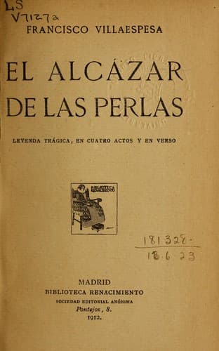 Tapa de El Alcazar de las Perlas