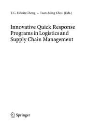 Tapa de Innovative quick response programs in logistics and supply chain management