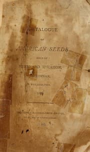 Tapa de A catalogue of American seeds