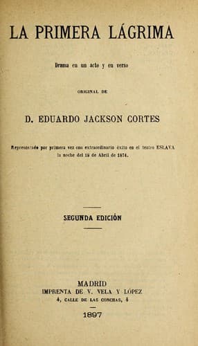 Tapa de La primera lágrima