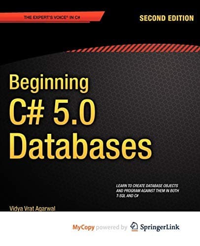 Tapa de Beginning C# 5.0 Databases