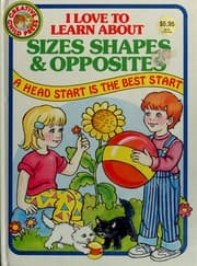 Tapa de I love to learn about sizes, shapes, and opposites
