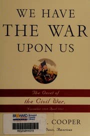 Tapa de "We have the war upon us"