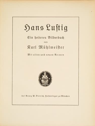 Tapa de Hans Lustig