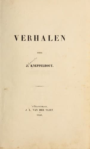 Tapa de Verhalen