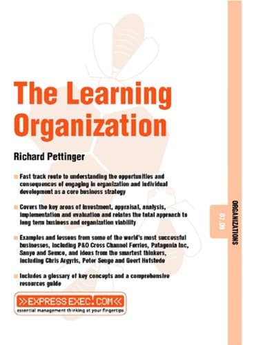 Tapa de The learning organization