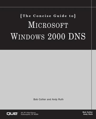 Tapa de The concise guide to Microsoft Windows 2000 DNS