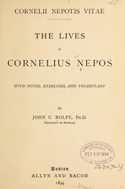 Tapa de Cornelii Nepotis Vitae