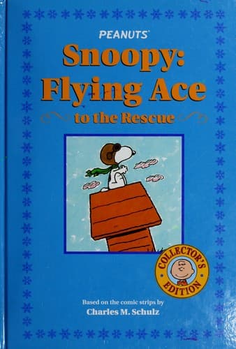 Tapa de Snoopy, flying ace to the rescue