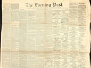 Tapa de The evening post
