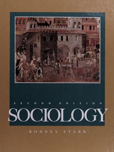 Tapa de Sociology