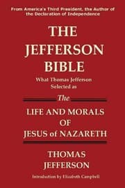 Tapa de THE JEFFERSON BIBLE What Thomas Jefferson Selected as the Life and Morals of Jesus of Nazareth