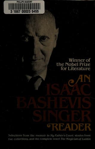 Tapa de An Isaac Bashevis Singer reader
