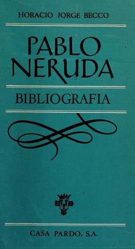 Tapa de Pablo Neruda