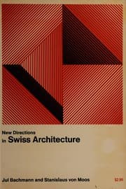 Tapa de New directions in Swiss architecture