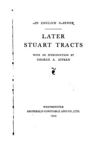 Tapa de Later Stuart tracts