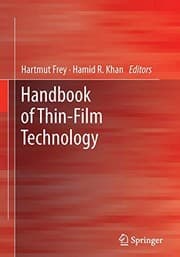 Tapa de Handbook of Thin Film Technology
