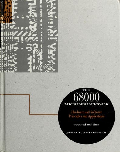 Tapa de The 68000 microprocessor