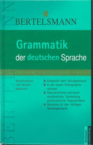 Tapa de Grammatik der deutschen Sprache