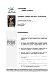 Tapa de Suche dir Freunde, bevor du sie brauchst
