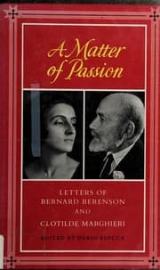 Tapa de A matter of passion