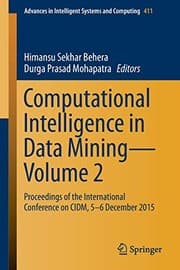 Tapa de Computational Intelligence in Data Mining—Volume 2