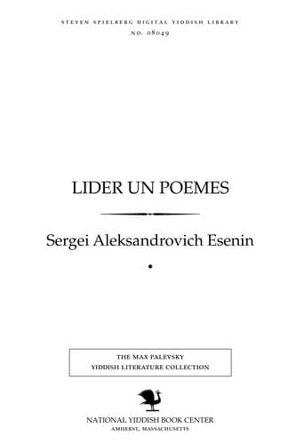 Tapa de Lider un poemes