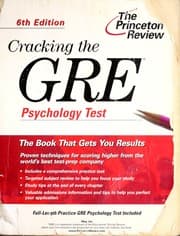 Tapa de Cracking the GRE psychology subject test