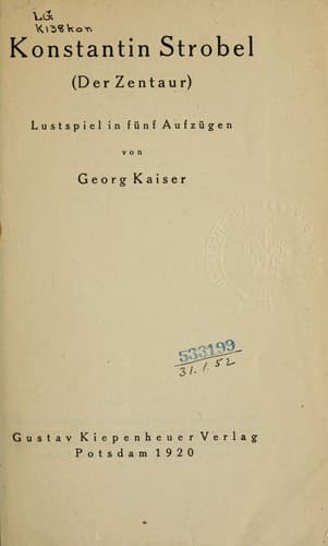 Tapa de Konstantin Strobel