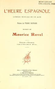 Tapa de L'heure espagnole