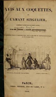 Tapa de Avis aux coquettes; ou, L'amant singulier