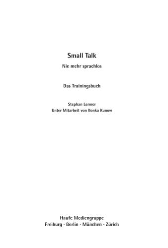Tapa de Small Talk