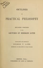 Tapa de Outlines of practical philosophy
