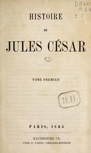 Tapa de Histoire de Jules Ce sar
