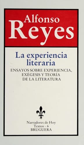 Tapa de La experiencia literaria