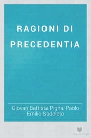 Tapa de Ragioni di precedentia