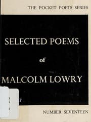Tapa de Selected Poems of Malcolm Lowry