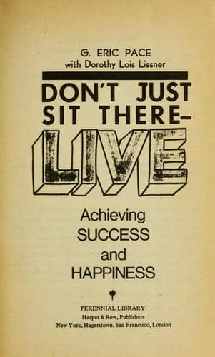 Tapa de Don't just sit there - live